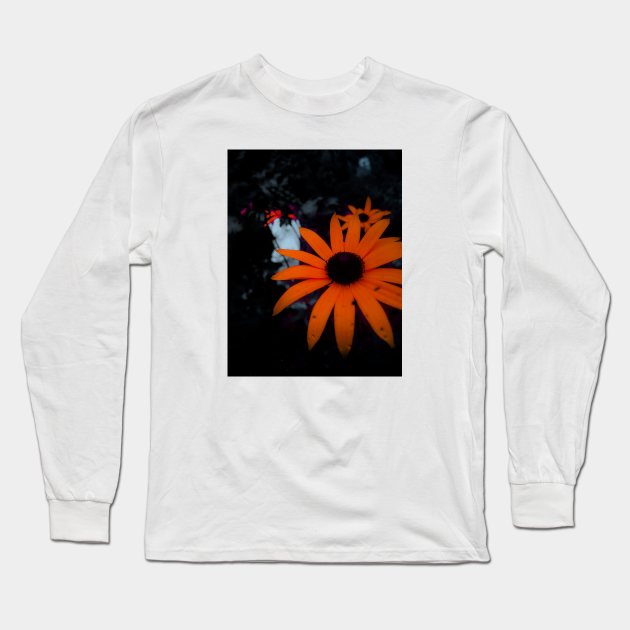 Flower Edit Long Sleeve T-Shirt by Blondesigns